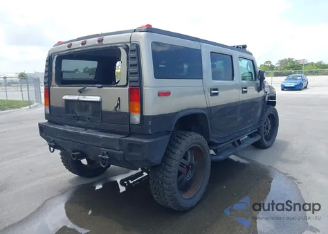2003 Hummer H2 из США, поврежденный, VIN 5GRGN23U33H132071